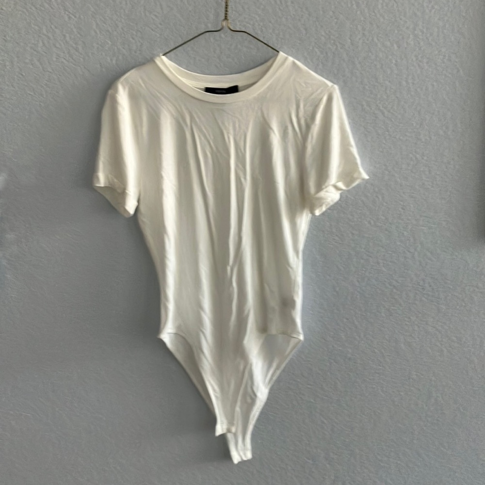White Crewneck Bodysuit